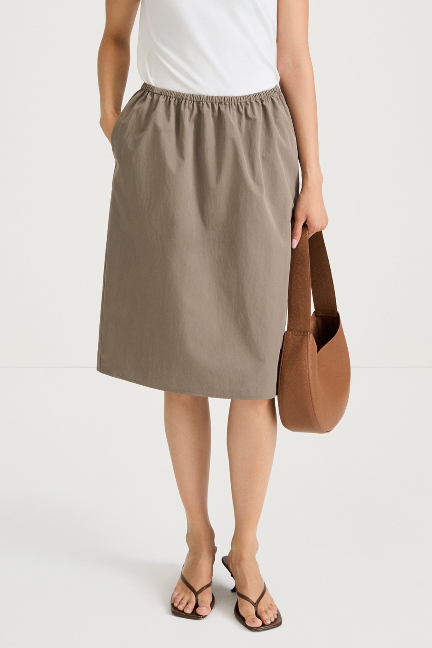 SORREL SKIRT - MUD