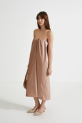 MELE DRESS - TAUPE