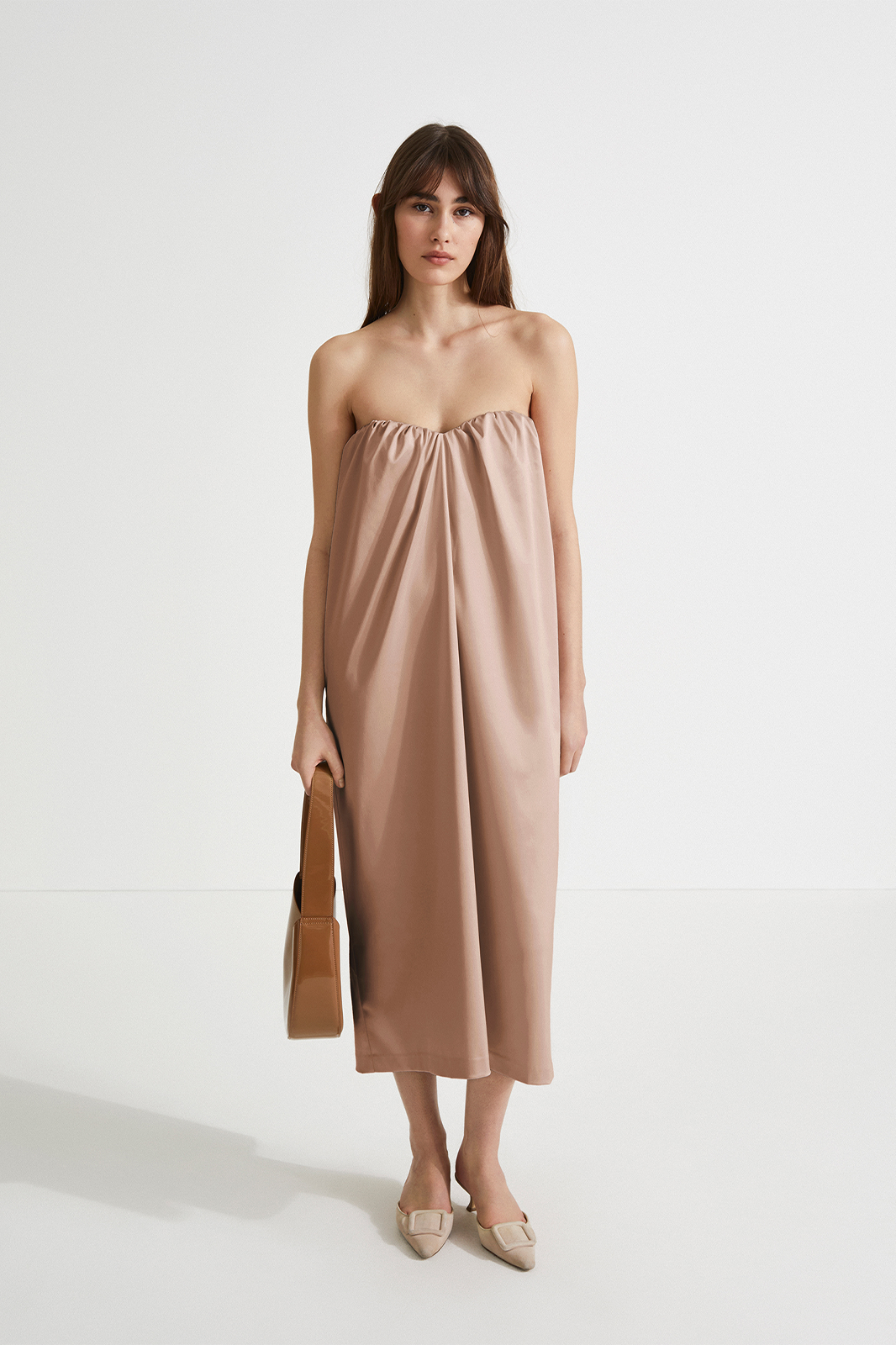 MELE DRESS - TAUPE